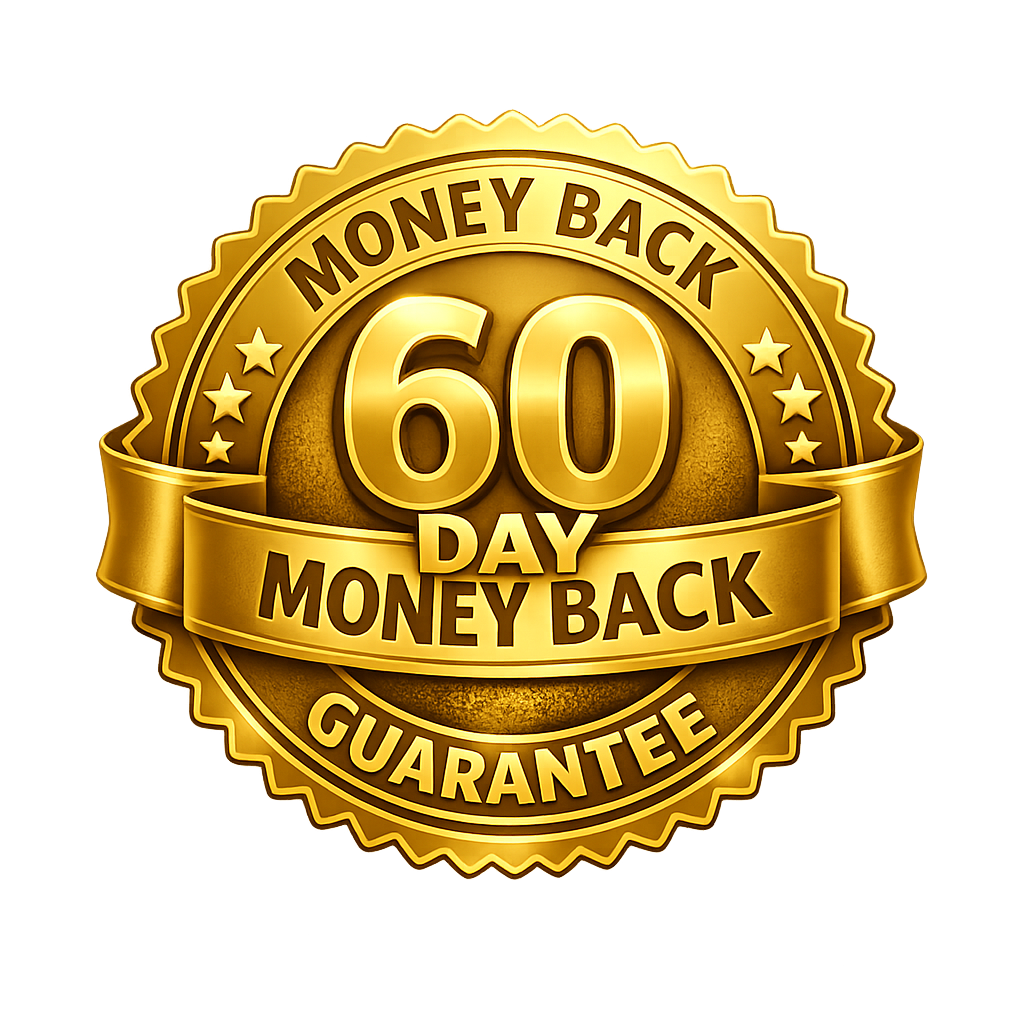 60 Day Money Back Guarantee
